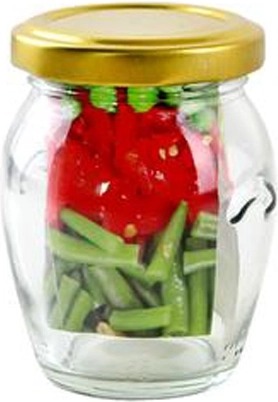 Inmaakpot met deksel Amfora 145 ml