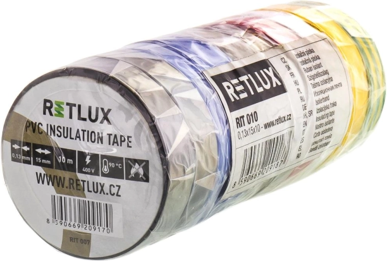 RETLUX isolatietape van pvc, 10 stuks
