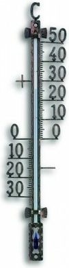 TFA buitenmuur metalen thermometer met koperen elementen