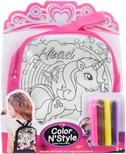 Kleuringsrugzak met eenhoorn