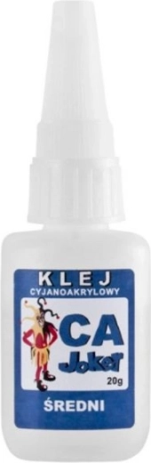 Joker cyanoacrylaatlijm CA medium 20 g met dop met naald