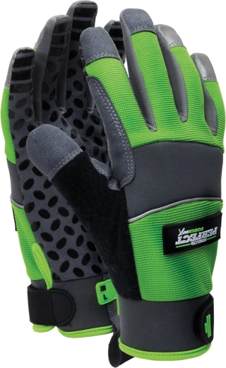 Stalco Hi-vis gripper werkhandschoenen maat 10