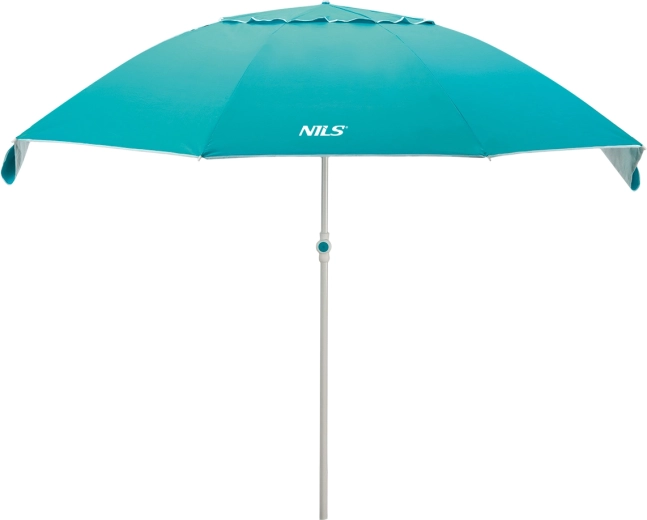 Strandparasol en windscherm NILS Camp 190 cm turkoois