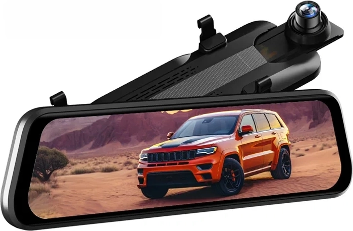 Dashcam WOLFBOX G930 4K met achtercamera 1080p en 64GB-kaart