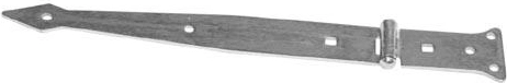 Deurscharnier 330 mm verzinkt