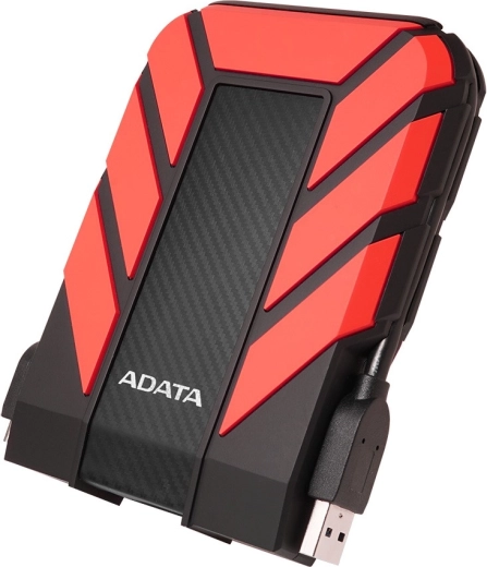 Externe robuuste schijf 1 TB 2,5" USB 3.1 ADATA DashDrive Durable HD710 – Rood