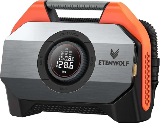 Etenwolf S6-autocompressor met 19.200 mAh-accu, 11,03 bar, oranje