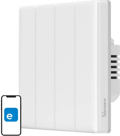 Slimme touch wand schakelaar Wi‑Fi Sonoff TX T5 4C