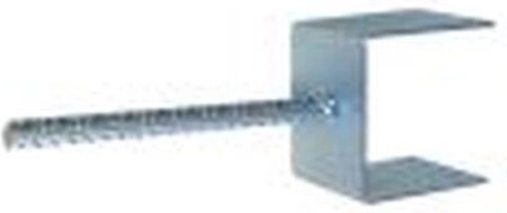 Grondanker paalhouder 120 × 120 mm PROFI