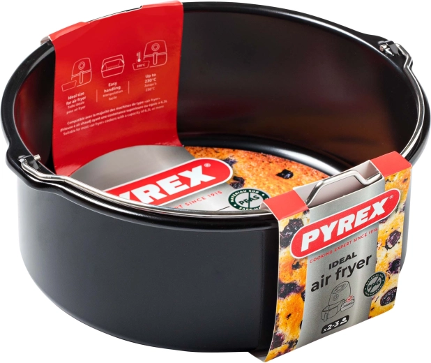 Ronde metalen mand voor heteluchtoven 1,6 l
