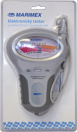 Elektronische tester voor pH en vrij chloor voor het zwembad