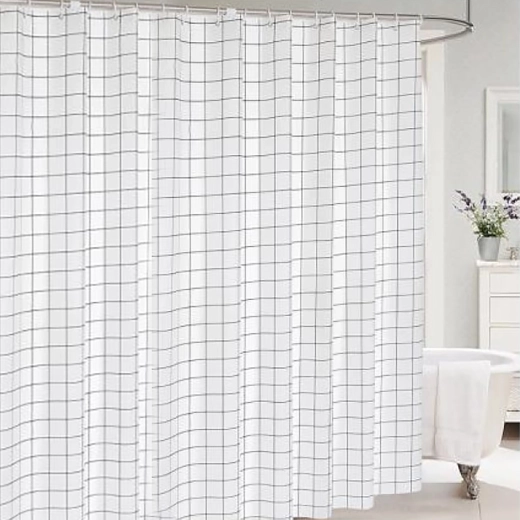 Douchgordijn TORO Easy blokjes 178 × 199 cm