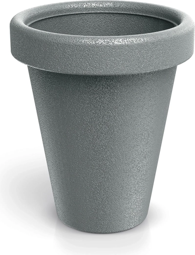 Kunststof bloempot Origina 39 cm – grijs steen