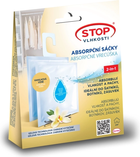 Ceresit Stop vocht – absorberende zakjes met vanillegeur 2×50 g
