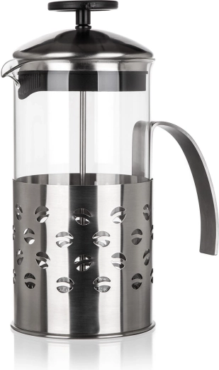 French press STACEY 1 l glas en roestvrij staal