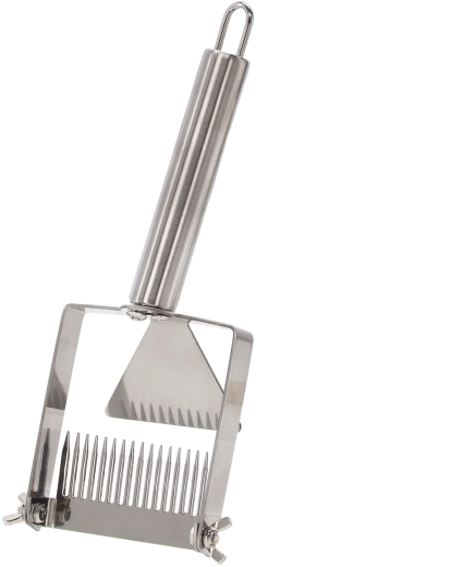 RVS ontzegelvork voor honing 25 × 8 cm