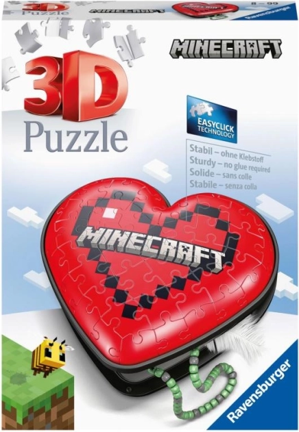 Ravensburger 3D-puzzel hart Minecraft, 54 stukjes