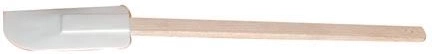 Keuken spatel 29,5 cm met houten handvat, wit