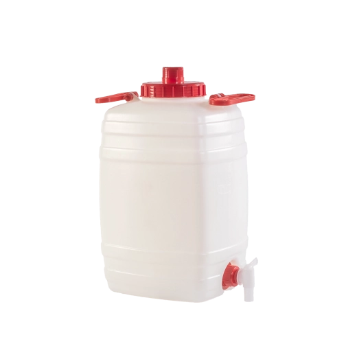 Kunststof vat 20 l met schroefdeksel, handgreep en ontluchting