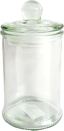 Glazen pot met deksel 150 ml