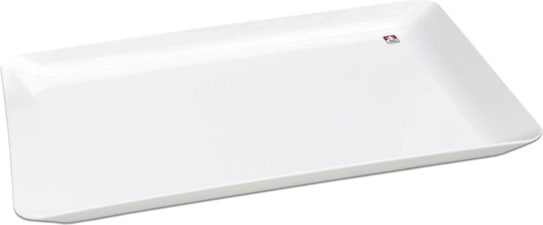 Kunststof serveerschaal 38 × 24 cm – mix kleuren