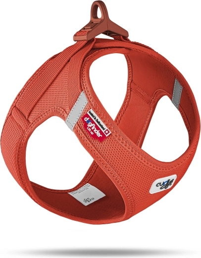 Curli Air-Mesh harnas met gesp Sun Orange 2XS (2–4 kg)