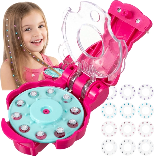ISO Trade Glam Styler applicator voor steentjes op haar en kleding (180 stuks)