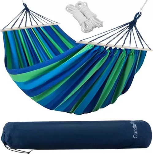 XXL tweepersoons tuinhangmat Gardlov 260 × 160 cm