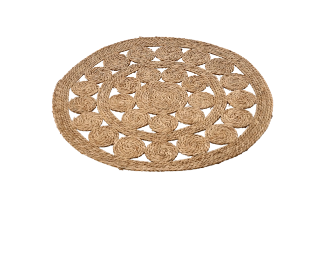 Ronde mat van zeewier 80 cm