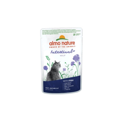Almo Nature Intestinal zakje voor katten – vis 70 g