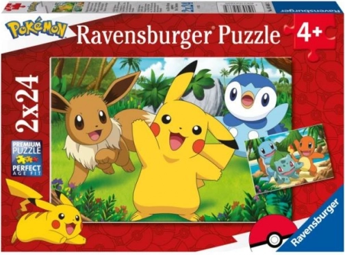 Puzzlí Pokémony 2x24 st