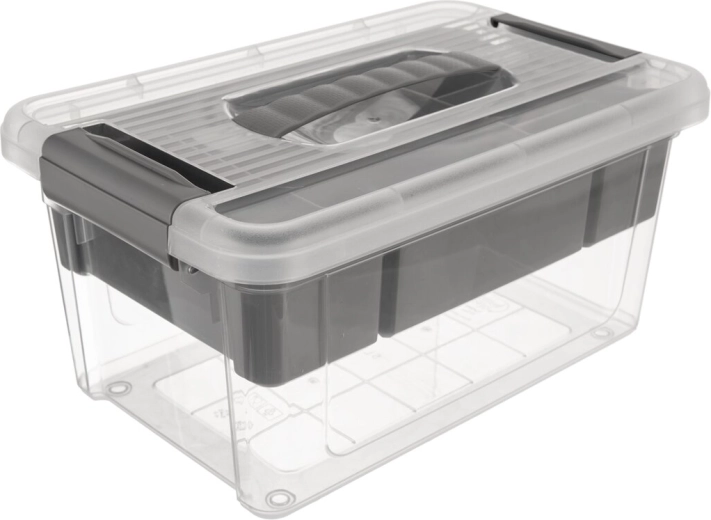 Box Stormax multi rechthoekig 5 l met grijze inzet