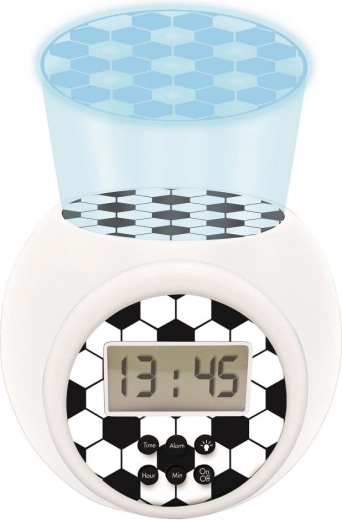 Digitale wekker met projector Voetbal