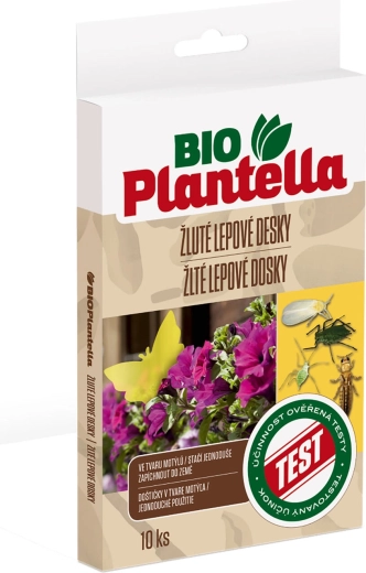 Gele kleefplaten VLINDER BioPlantella (10 stuks)