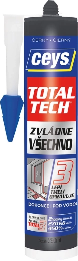 Universele lijm en kit Total Tech 290 ml Ceys – Zwart