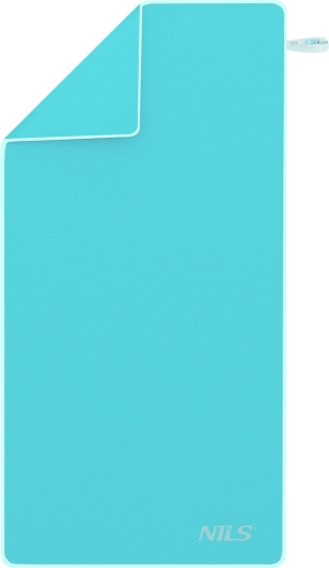 Microvezel sneldrogende handdoek NILS NCR12 zeegroen-blauw