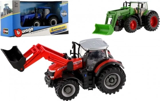 Bburago boerentractor 1:43 – metalen model 10 cm