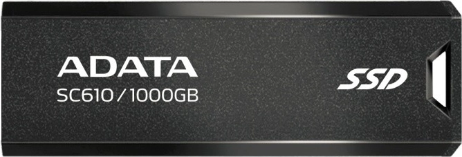 Externe SSD-schijf ADATA SC610 1000GB USB3.2 Gen2 zwart