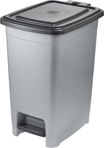 Pedaalemmer lichtzilver 32 × 42 × 53 cm