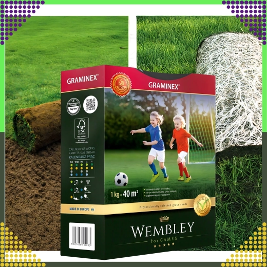 Premium sportgazonmengsel Wembley 1 kg
