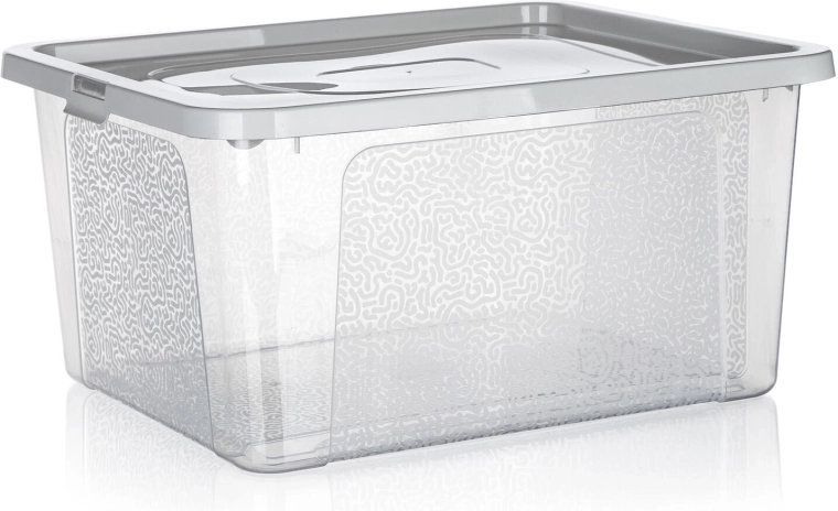 Opbergbox Multibox 20 l met deksel en clips