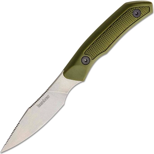 Kershaw Deschutes Caper jachtmes 8,4 cm met stonewash lemmet en schede