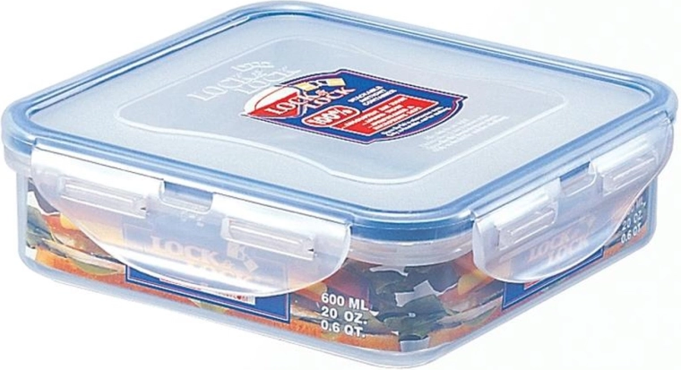 Voedselcontainer LOCKnLOCK vierkant 600 ml