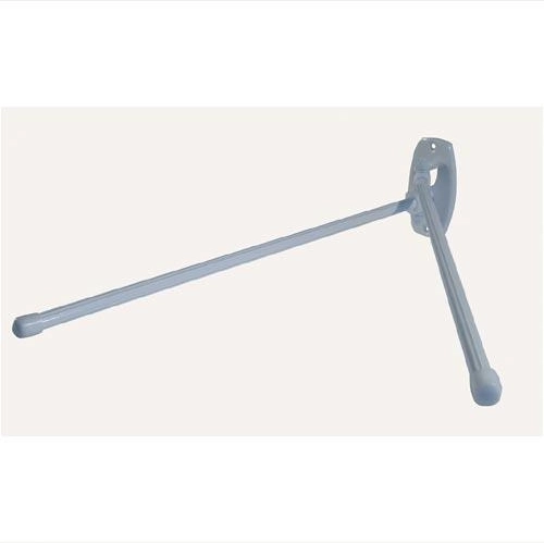 Dubbelarmige metalen handdoekdroger – wit