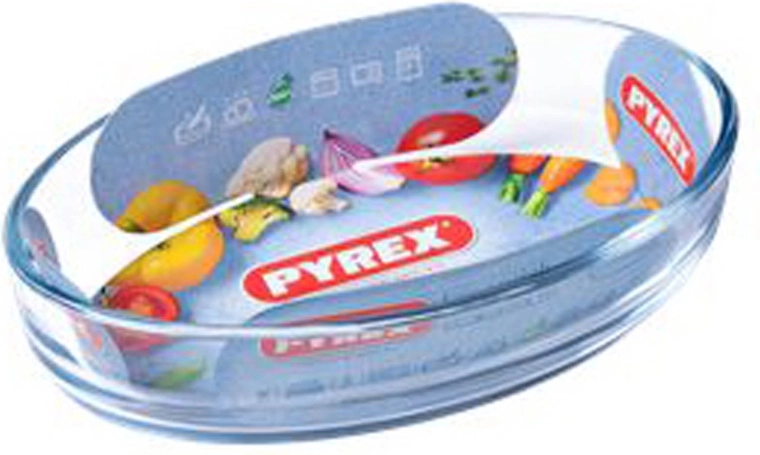 Ovale ovenschaal PYREX 0,7 l glas 21 × 13 × 5 cm