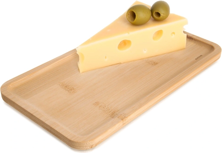 Bamboe serveerschaal voor hapjes 20 × 11 cm