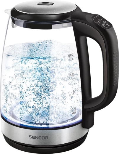 Sencor glazen waterkoker met temperatuurregeling 2 l