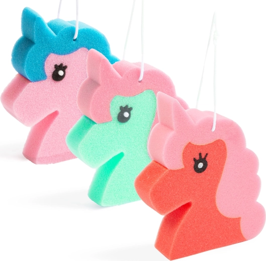 Eenhoornvormige badspons 16 cm