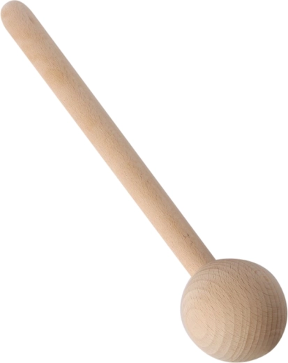 Deegwrijfbal van beukenhout