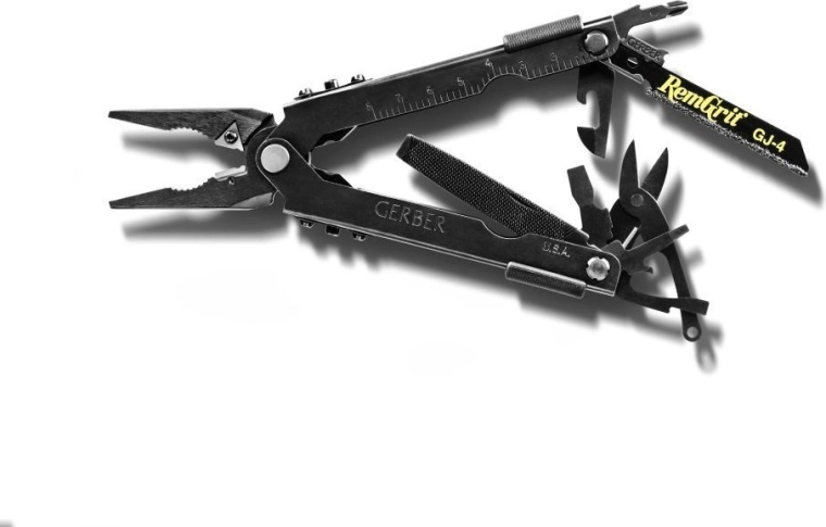 Gerber MP600 Bladeless multifunctionele tang zonder lemmet, 12 functies, staal, zwart, etui